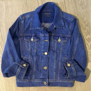Lilly Pulitzer Seaspray Denim Jacket